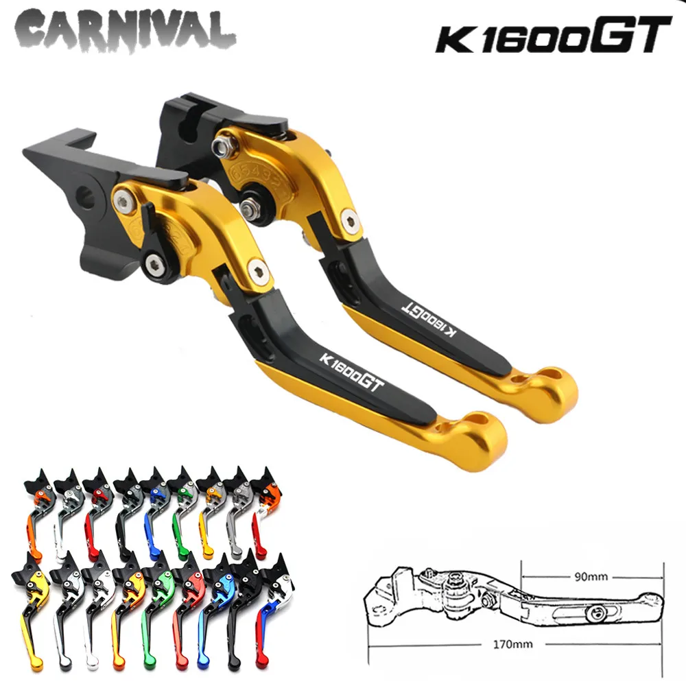 

CNC Aluminum Brake Levers For BMW K1600GT 2011-2016 2012 2013 2014 2015 K 1600 K1600 Adjustable Folding Lever