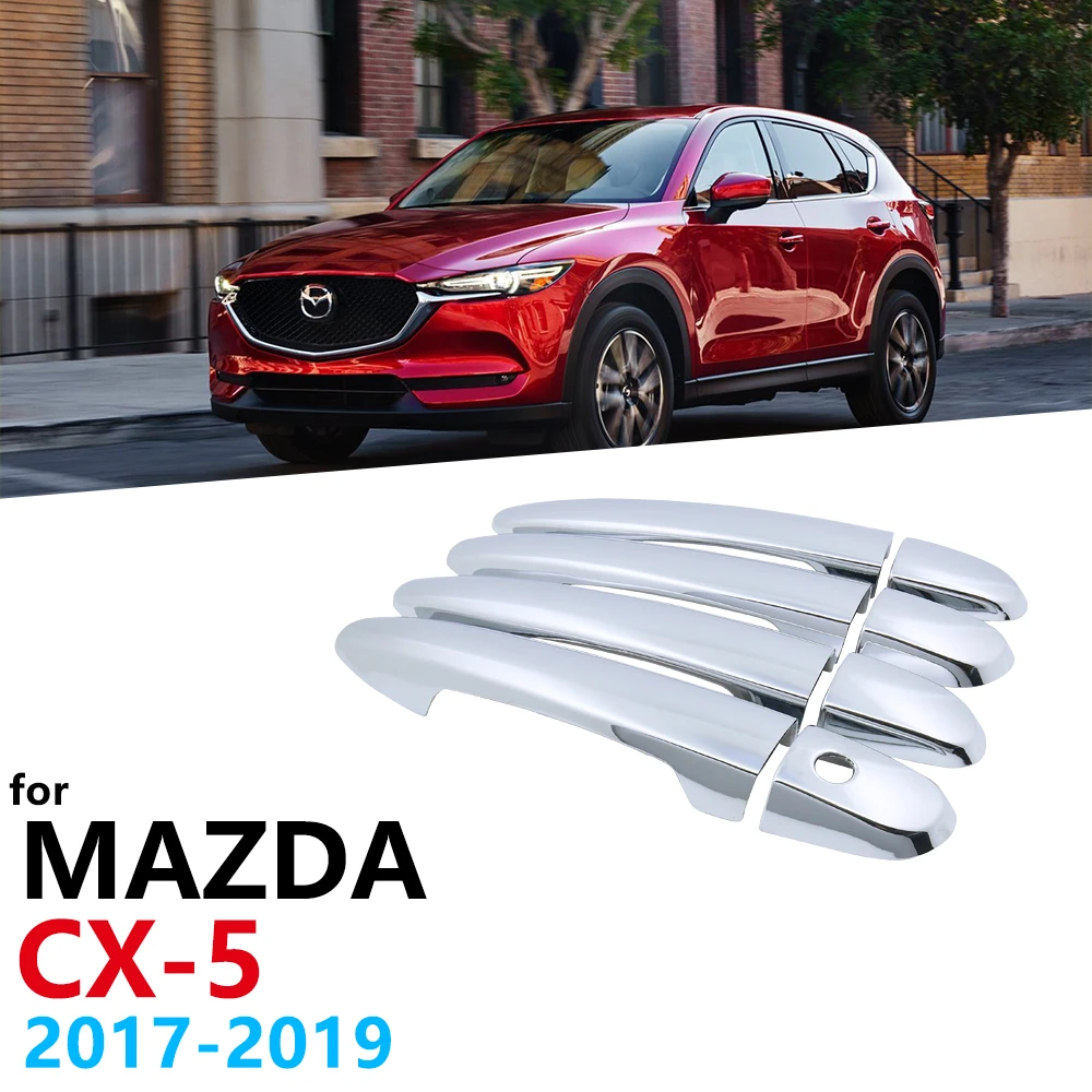 Хромированный чехол с ручками для Mazda CX 5 CX5 2017 2018 2019 Catch роскошная ручка крышки
