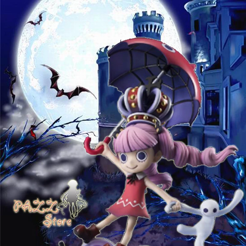 

13CM Japan One Anime Piece Gothic Perona Figure Action Childhood Ver PVC Model Kids Gift Princess Red Umbrella Collection Doll