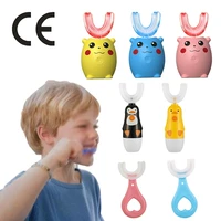 baby toothbrush children 360%c2%b0u shaped toothbrush thoroughly clean soft brush children electric tooth toothbrush oral health care