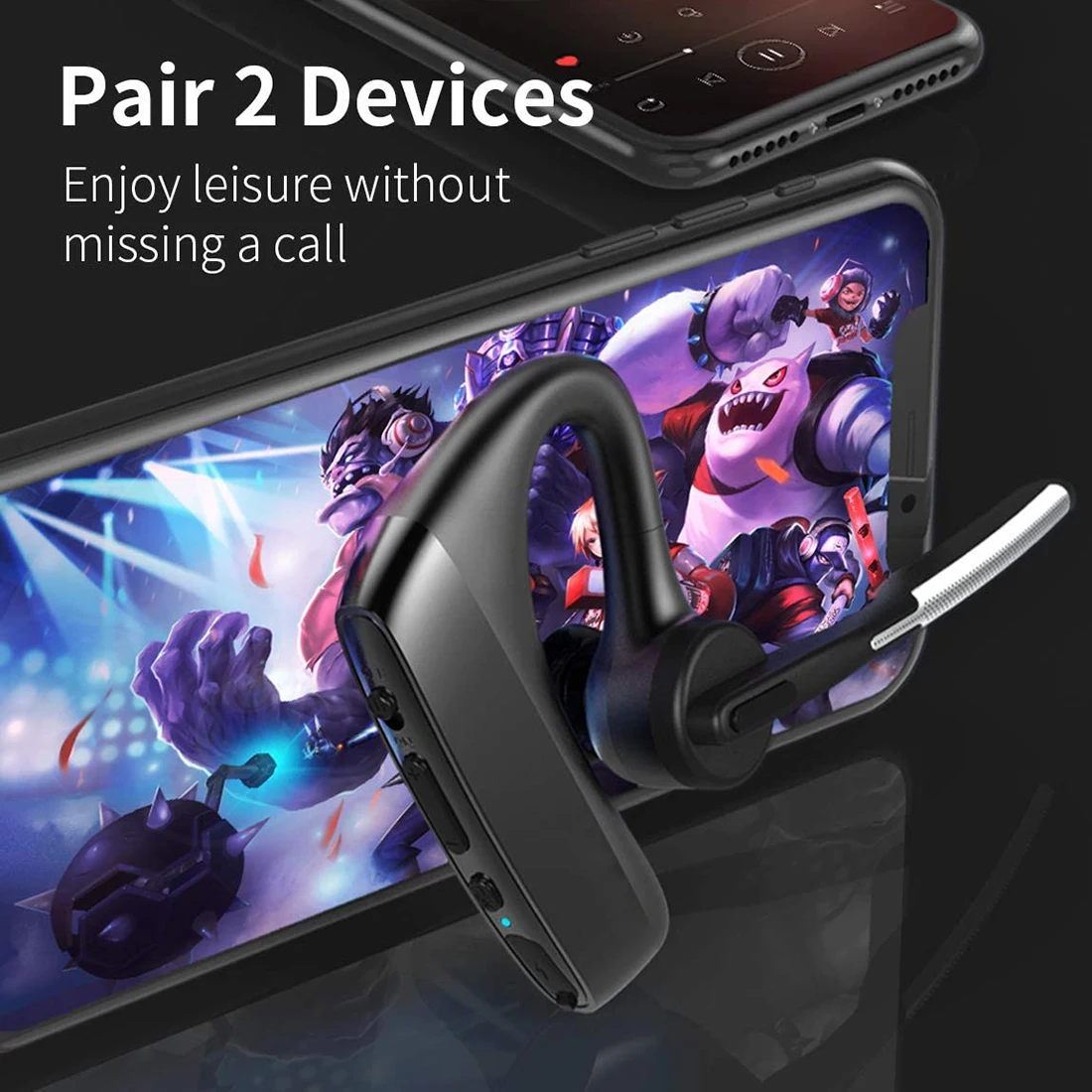 newest k18 bluetooth headset wireless earphones cvc8 0 noise cancelling headphones with apt x hd dual mic for all smart phones free global shipping