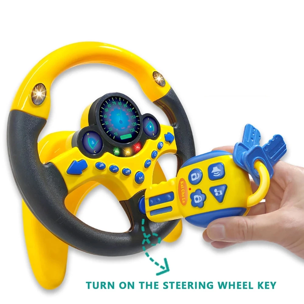 Игрушечный автомобиль Copilots имитация рулевого игрушки интерактивные колеса