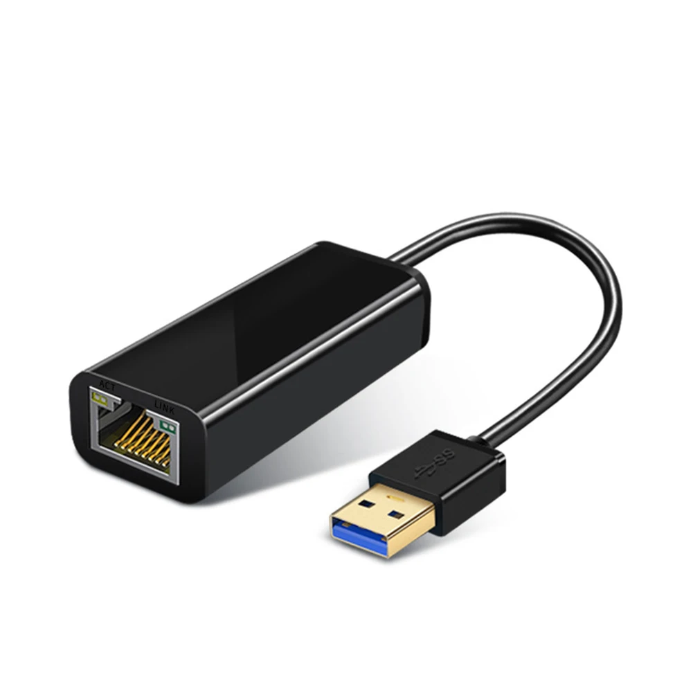 New For Windows 10 Xiaomi Mi Box 3 Nintend Switch USB Ethernet Adapter USB 3.0 Network Card To USB RJ45 Lan 10/100/1000 Mbps