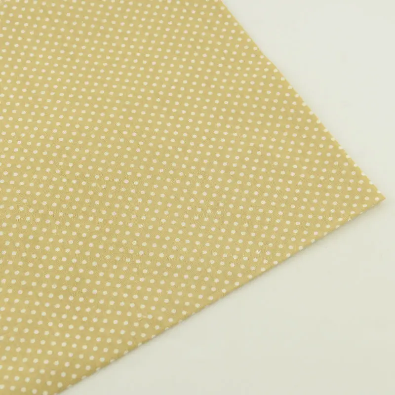 100% хлопок ткани Текстиль для дома ткань Вышивание Tecido Тильда свет в белый горошек