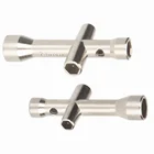 3 шт. MK8 E3D Насадка мини гаечный ключ M2 M2.5 M3 M4 винтовая гайка Шестигранная Крестовая муфта Торцевая муфта Инструмент для обслуживания автомобиля