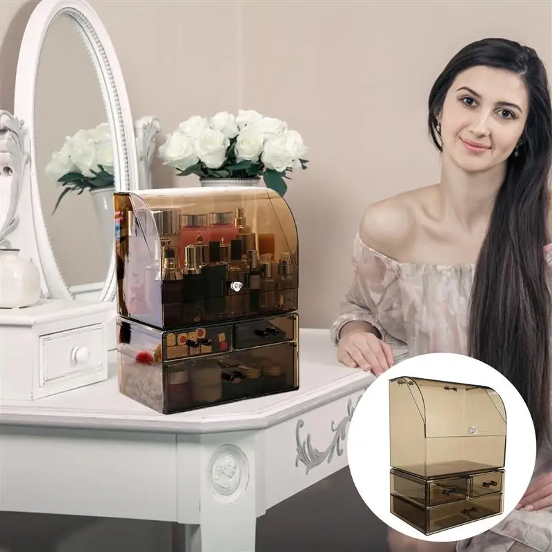 

Acrylic Desktop Storage Box Drawer Type Transparent Cosmetic Storage Box