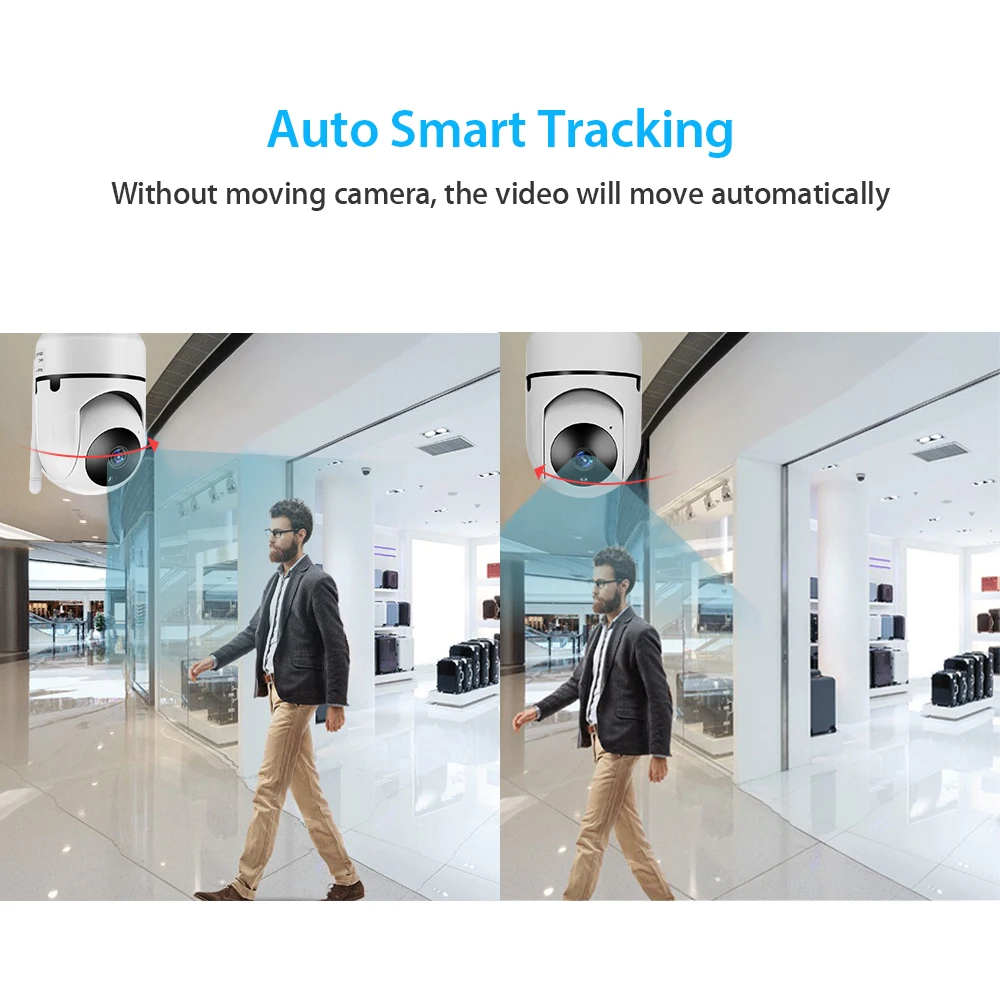 HD 1080P облачная IP камера WiFi беспроводная умная авто слежение за человеком Домашняя