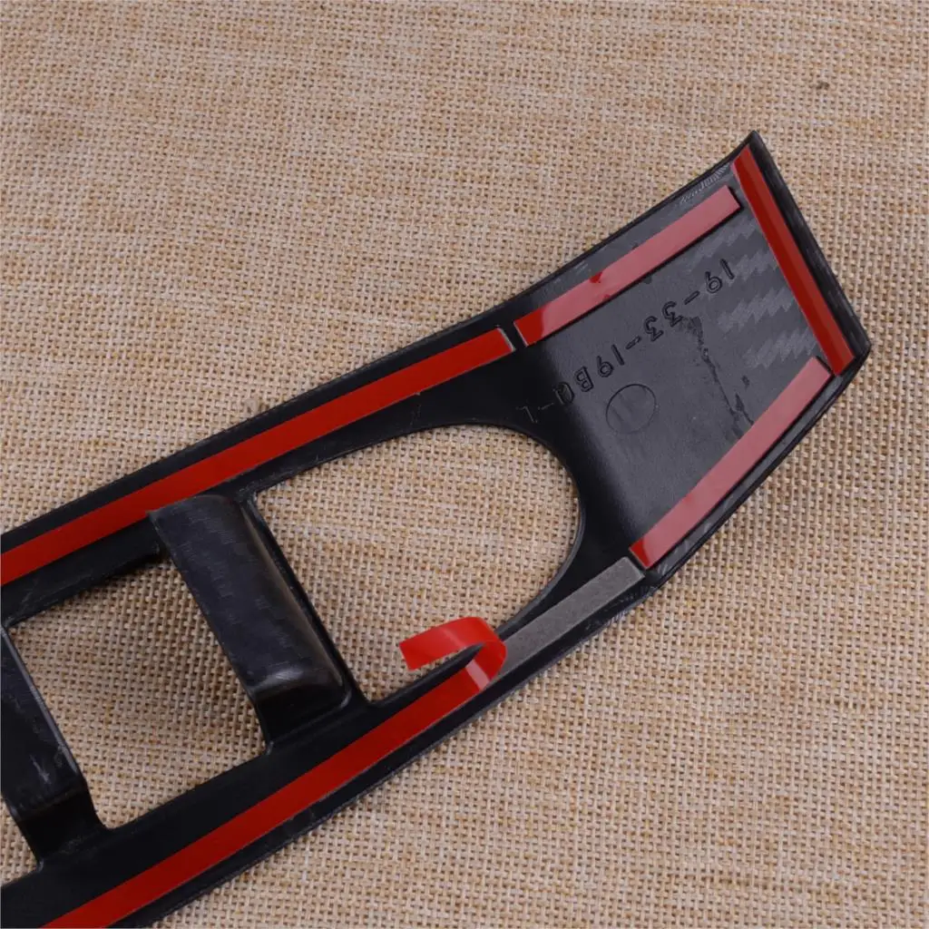 

CITALL 7Pcs LHD Carbon Fiber Style Car Inner Window Switch Panel Cover Trim Moulding Fit for Mazda 3 2019 2020