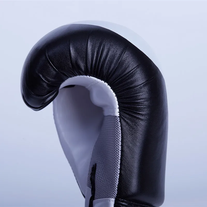 Высокое качество 10 унций боксерские перчатки из искусственной кожи Муай Тай Guantes