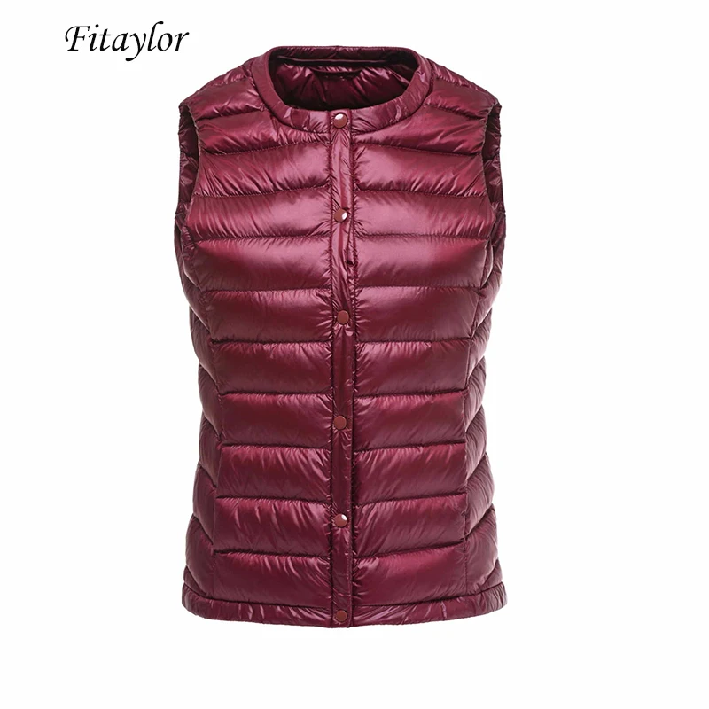 Женский жилет ftaylor белый ультра легкий пуховик на утином пуху Размер 3xl|Женские