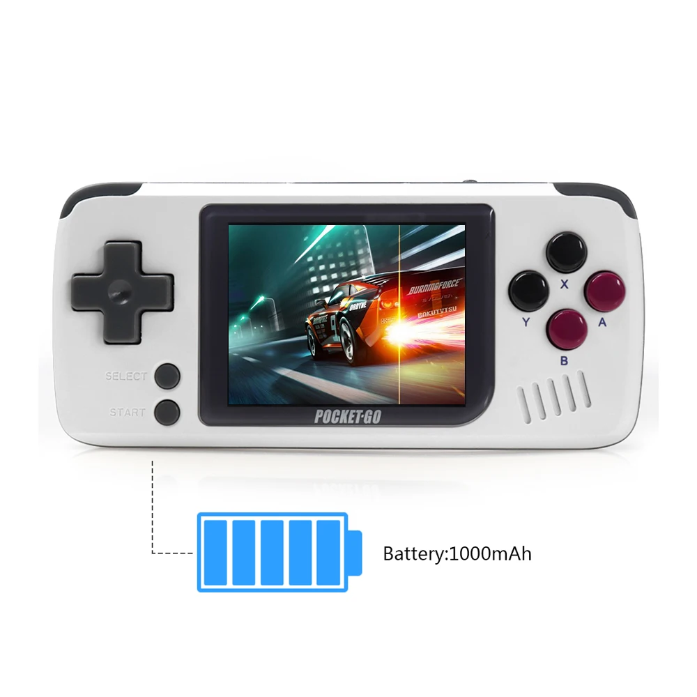 Игровая консоль PocketGo ретро портативная игровая 2 4 дюймовый экран портативные