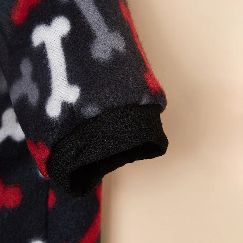 

2021 new Dog clothes Hoodies for small dogs Sweatshirt Clothing cats french bulldog chiens pug Bone Print Top sweatshirtss cute