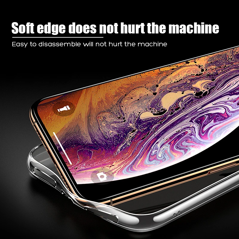

10D Luxury Tempered Glass Case For Apple iPhone 7 8 Plus iPhone 7 6 6s Case Capinhas Cover Coque For iPhone XS MAX XR X 10 Case