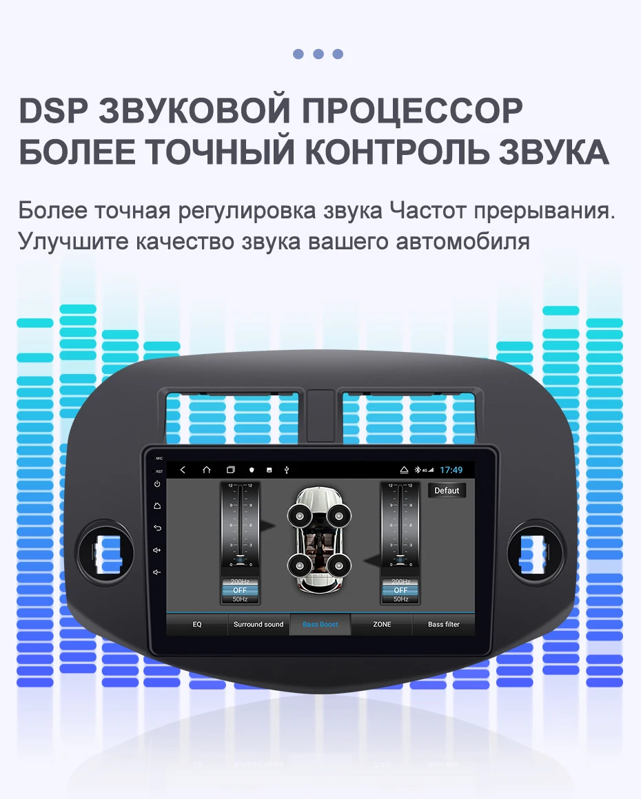 Isudar H53 4G Android 1 Din Авто Радио для Toyota/RAV4 2007-2011 Автомобильный мультимедийный 8 ядерный ОЗУ 4 Гб ПЗУ 64 Гб gps DVR камера ips DSP