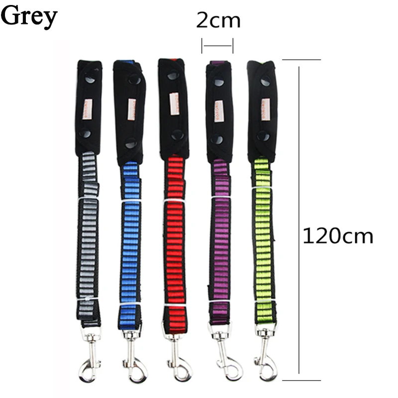 style 2 grey leash Поводок для собак для маленьких и средних собак, Питбуль бульдог, спортивный светоотражающий жилет для тренировки собак на открытом воздухе, для прогулок - Цвет: style 2 grey leash