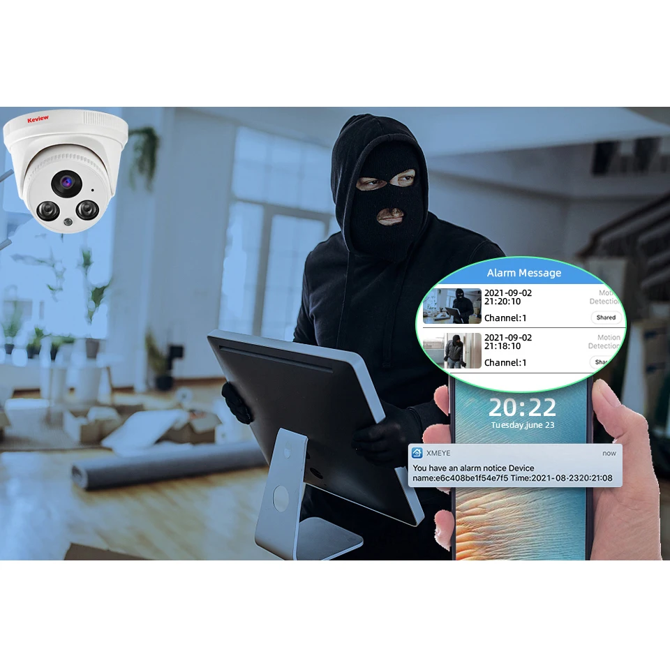 IP-камера POE для системы видеонаблюдения 3 Мп 5 | Безопасность и защита