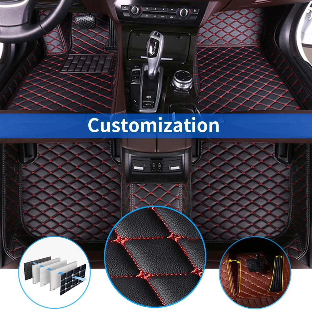

Custom Car Floor Mats For ASTON MARTIN All Models Rapide V8 Vantage Vanquish DB7 DB11 DB9 Car Styling Auto Floor Mats