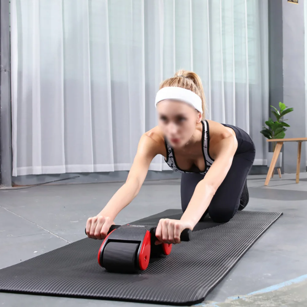 

Ab Roller Double Wheel Roller Trainer Fitness Equipment Gym Home Workout Abdominal Muscles Training Home Gym Fitness Equipment