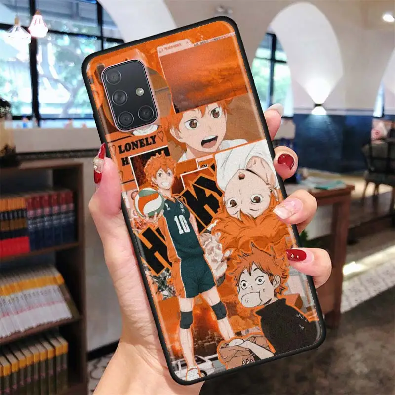 

Haikyuu Volleyball Soft TPU Case For Samsung Galaxy A51 A50 A71 A21s A31 A41 A10 A70 A30 A20e A40 A12 A02s Cover Coque Fundas