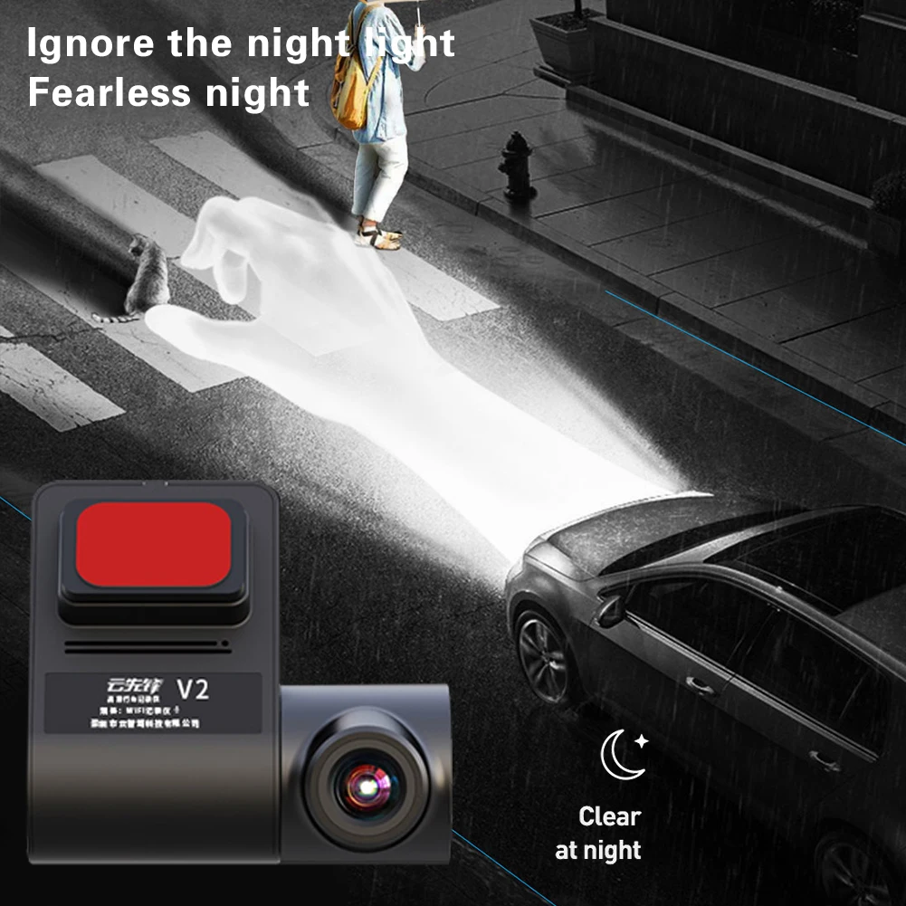 wifi car dvr dashboard dash camera 140 degree lens 720p hd night vision dashcam digital video recorder registrar motion detector free global shipping