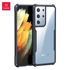 Для Samsung Galaxy S21 Ультра чехол противоударный подушки безопасности для прозрачный защитный чехол для задней крышки для Samsung S21 плюс для S20 FE 5G чехол XUNDD