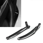 1 пара держателей для внутренней дверной ручки автомобиля из углеродного волокна, правые аксессуары для интерьера автомобиля для BMW E70 X5 E71 X6