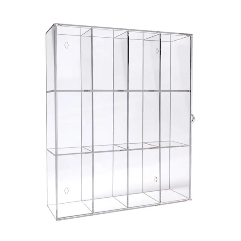 

1 Pc 12 Grids Clear Acrylic Model Toy Display Case Action Figures Dustproof Showcase
