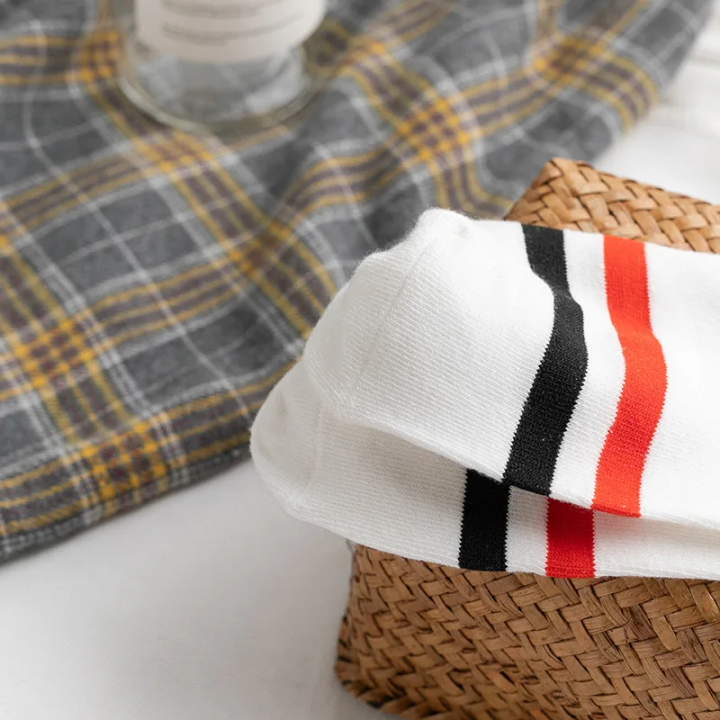 10 шт. = 5 пар/лот простые женские носки с котом дышащие спортивные однотонные белые