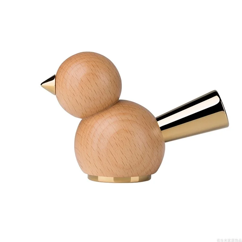 

Table Decoration Bottle Opener Brass Bird Beer Bottle Opener Solid Wood Beer Opener Home Furnishing Decoration Office Decor