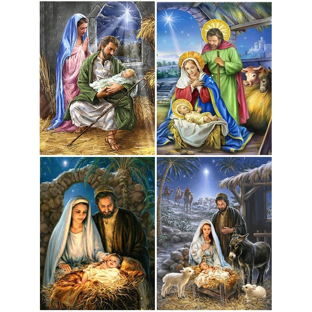 

DIY Classic Retro Religious Set Mural Art Poster Picture Suitable for Home Decoration Cafe Bar Garage Decoration Metal Wall Sign