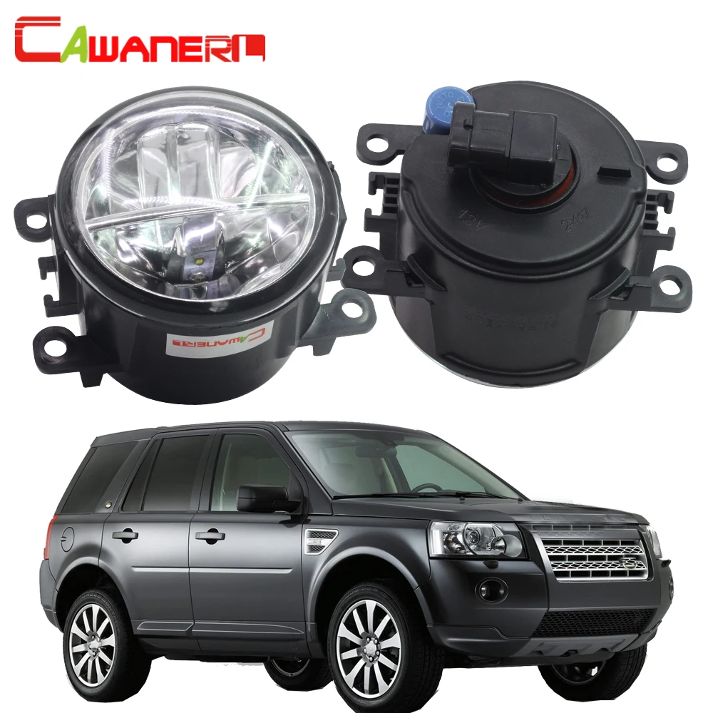 

Cawanerl Автомобильный светодиодный противотуманный светильник DRL Дневной светильник 12V для Land Rover Freelander 2 LR2 FA _ закрытых внедорожных транспортн...