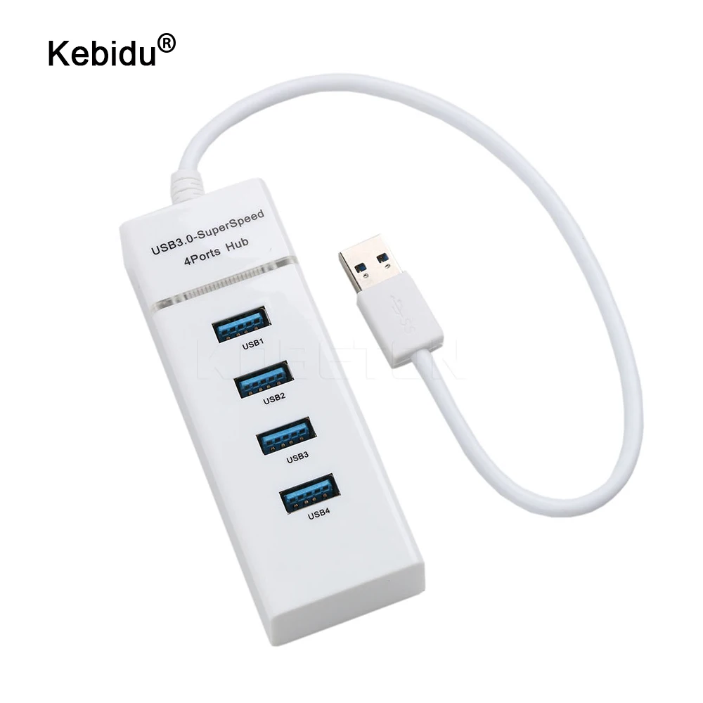 Kebidu 4 Порты и разъёмы отличается высокой Скорость концентраторы Hi USB 3 0 Multi HUB