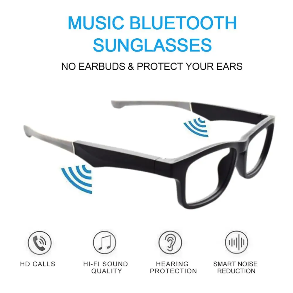 

Smart Sunglasses Wireless Bluetooth-compatible 5.0 Bone Conduction earphone Hands-Free Calling Music Audio Polarized Headsets