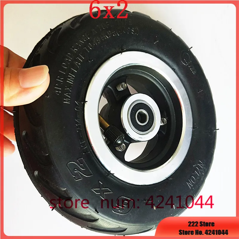 6-дюймовые колеса для электрического скутера 6х2 с пневматической шиной/твердыми