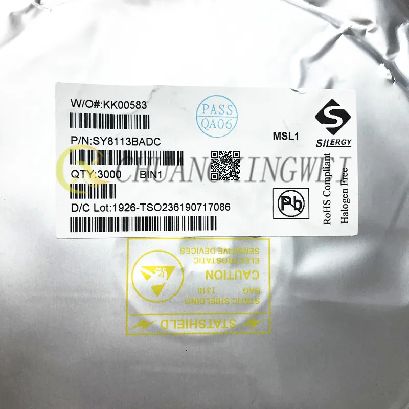 10 шт. посылка SY8113BADC фотография унитаза ** 3a синхронный понижающий стабилизатор