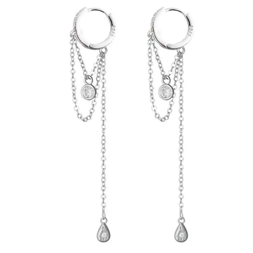 

Creative Earrings Simple Atmosphere Long Chain Ear Line Long Tassel Earrings Chain Earrings Female Jewelry
