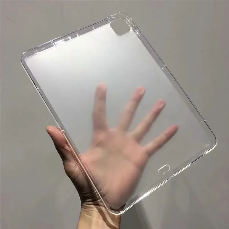 Новый чехол для iPad Pro 11 2020 2-го поколения тонкий мягкий Силиконовый ТПУ Прозрачный