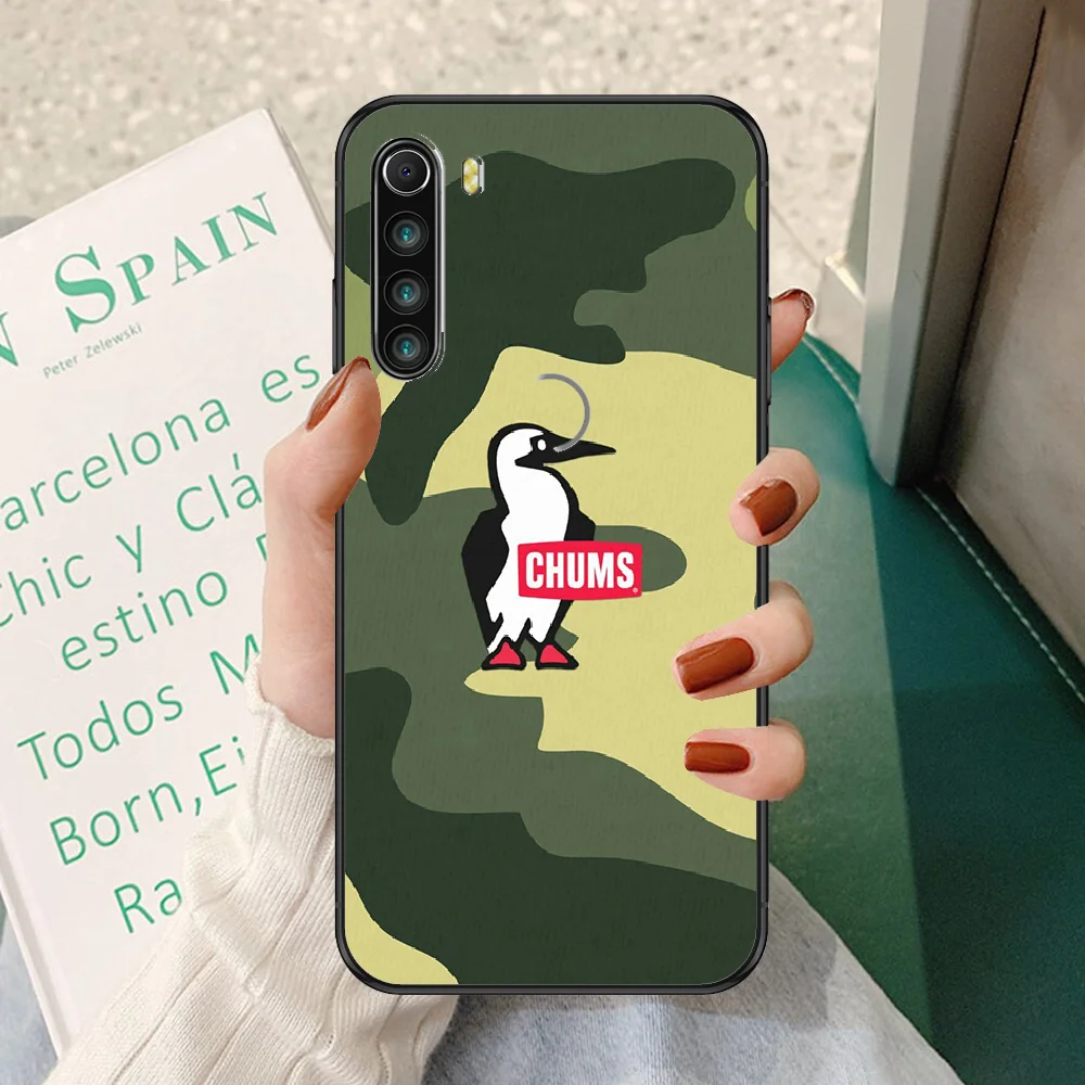 

Fashion Trend CHUMS Sport Brand Phone case For Xiaomi Redmi Note 7 7A 8 8T 9 9A 9S K30 Pro Ultra black pretty back art Etui soft