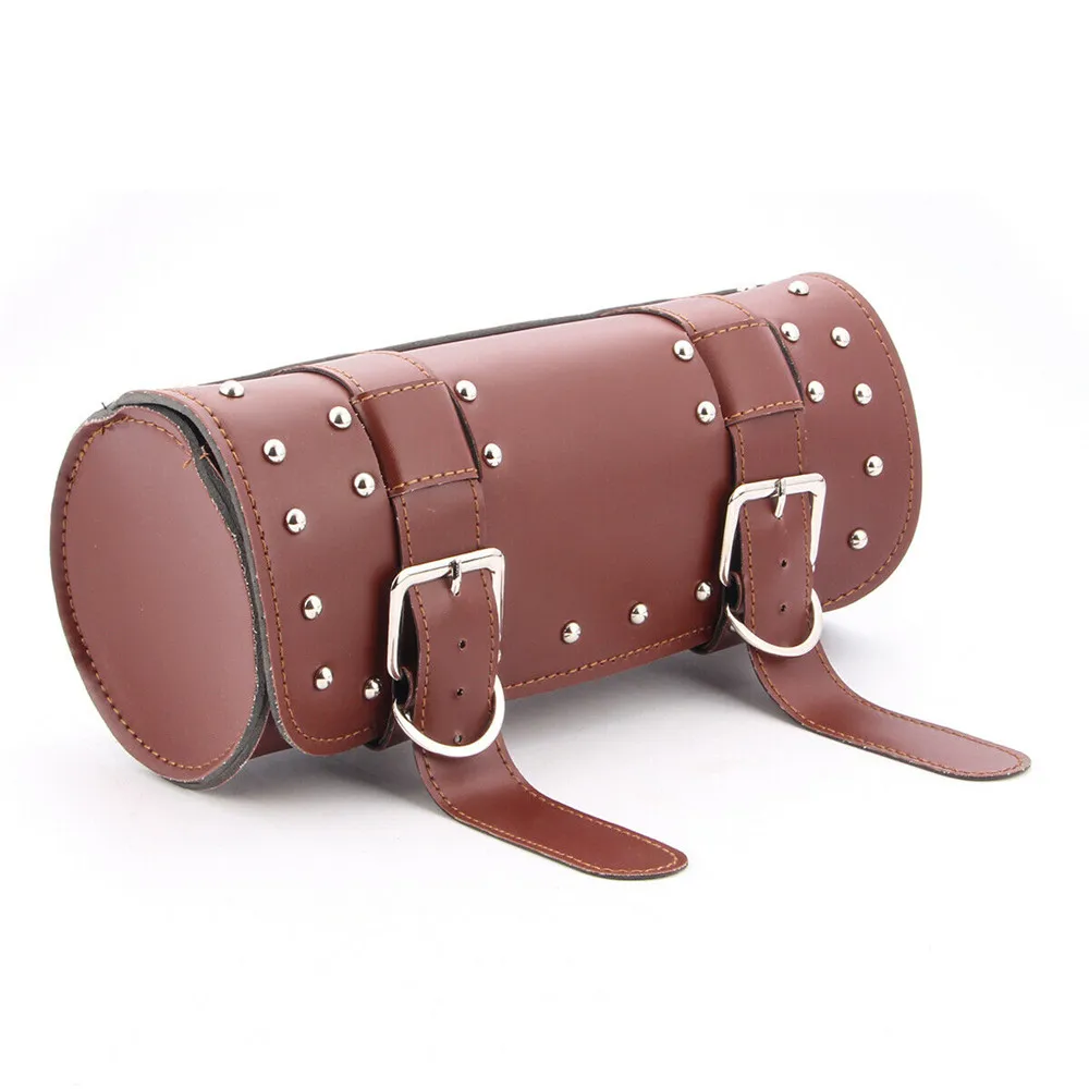 

Универсальная мотоциклетная сумка из искусственной кожи для передней вилки, сумка для инструментов, сумка для багажа, седельная сумка