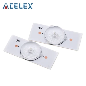 10 шт. 3 в SMD лампы с оптическим объективом Fliter для 32-65 дюймов светодиодный ТВ Ремонт