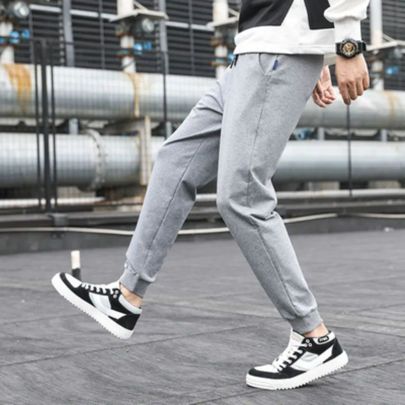 

2020 Autumn and Winter New Men's Sports Pants Plus Velvet Warmth Plus Size Leisure Fitness Jogging Men's Sweatpants for Men