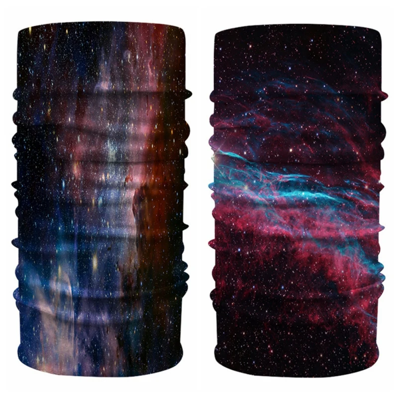 

1 Pcs Unisex Ice Silk Starry Pattern Sunscreen Ear Scarf Bandana Bike Riding Mask Neck Scarves Turban Motorcycle Hanging Wraps