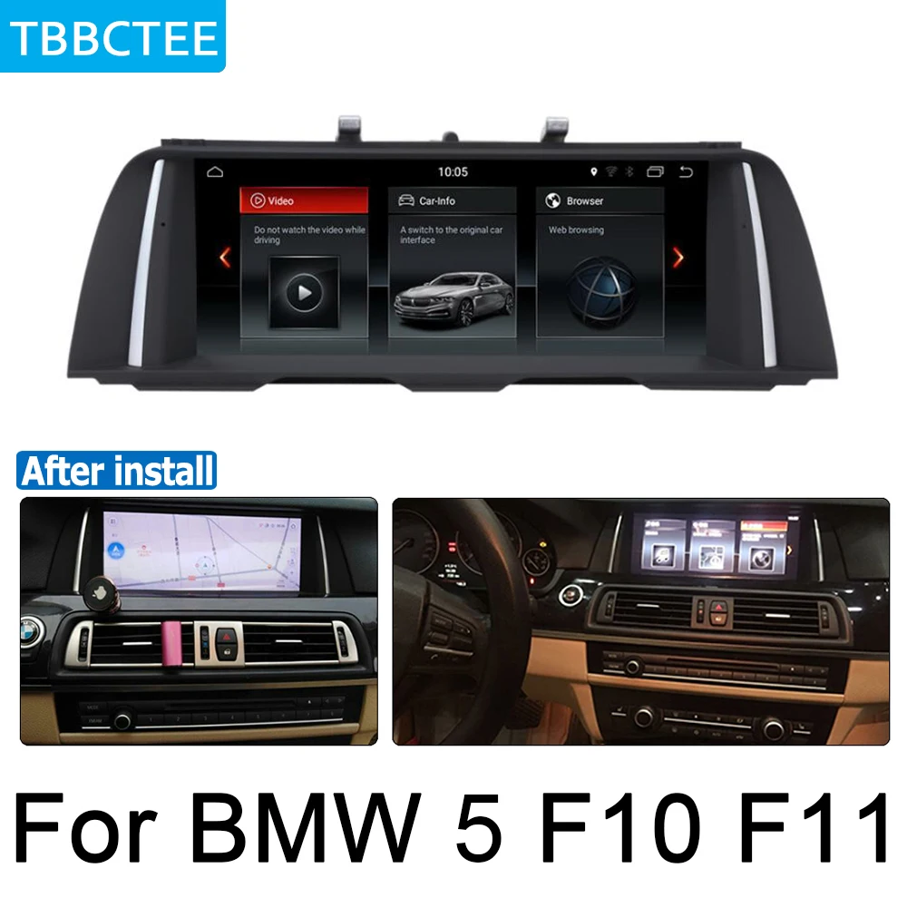 Для BMW 5 серии F10 F11 2013 ~ 2017 NBT Android автомобильный мультимедийный плеер WiFi gps Navi карта
