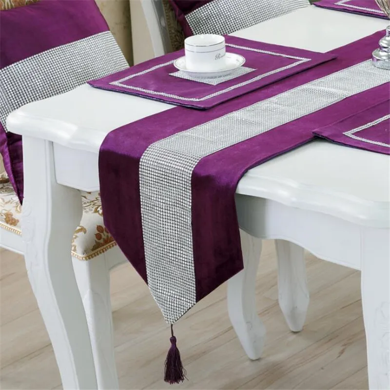 

Table Runners With Tassels Table Top Decoration Home For Dining Room Wedding Party Table Decoration