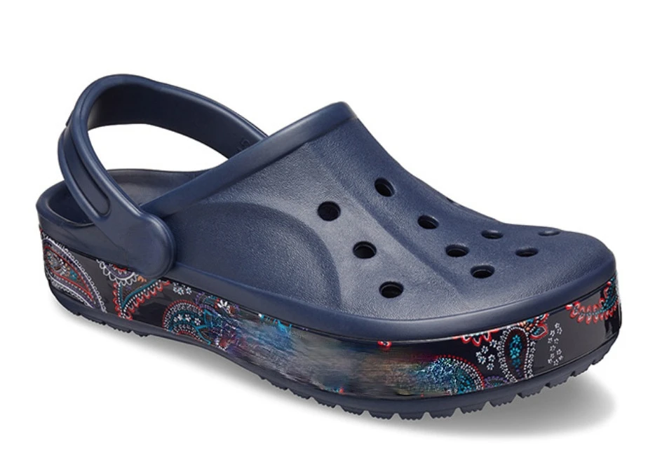 

Summer Beach Sandals Print Slippers Women Fashion Shoes Hole Shoes Crocses Slides Leisure Home Outdoor Flat Slippers Big Size