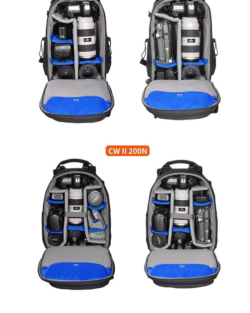 Benro CW II 100N 200N 300N профессиональный рюкзак для ноутбука Водонепроницаемый DSLR камера сумка Тип защиты цифровая камера сумка