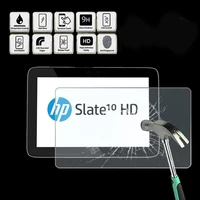 tablet tempered glass screen protector cover for hp slate 10 hd ultra thin screen film protector guard cover