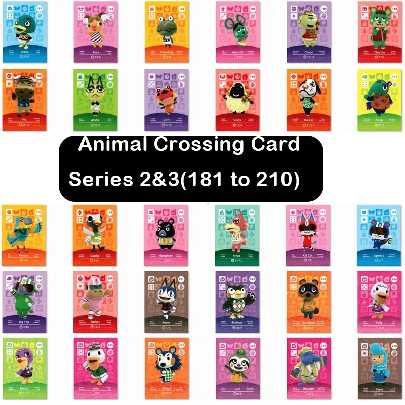 Карточка с пересечением животных карточные карточки Amiibo для игры NS Games серии 4