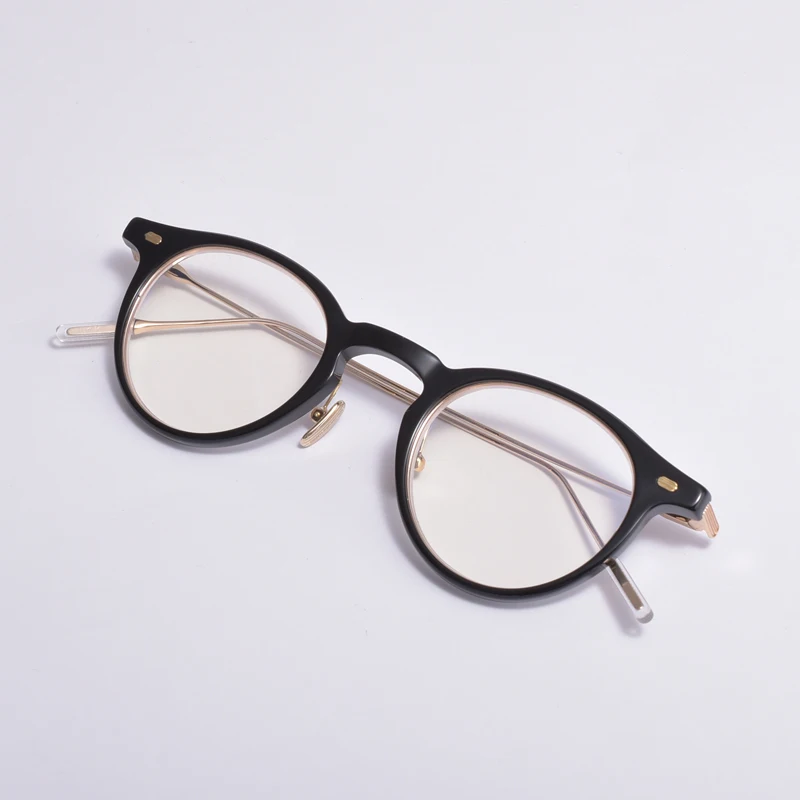 

2021 New Fashion titanium metal Prescription glasses frame women men Eyeglasses GENTLE JOJO Women Men Myopia Eyeglasses Frames