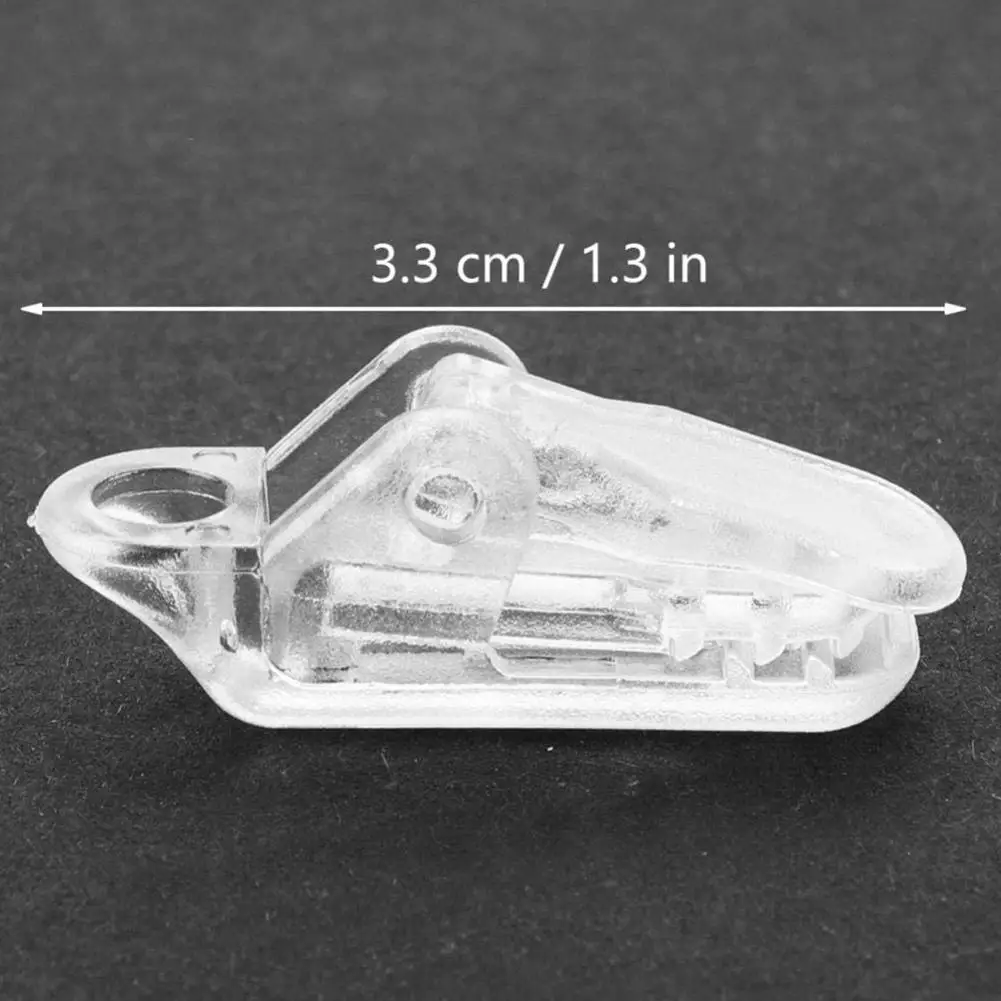 

Transparent Tent Clip Alligator Clip Outdoor Camping Canopy Pull Point Hook Tent Windproof Fixing Clip Tarp Clip Awning Clip Kit